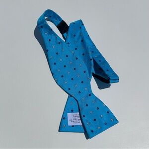 Chaps Polka Dot 100% Silk Bow Tie